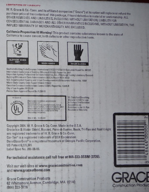 Grace Ice & Water Shield Instructions