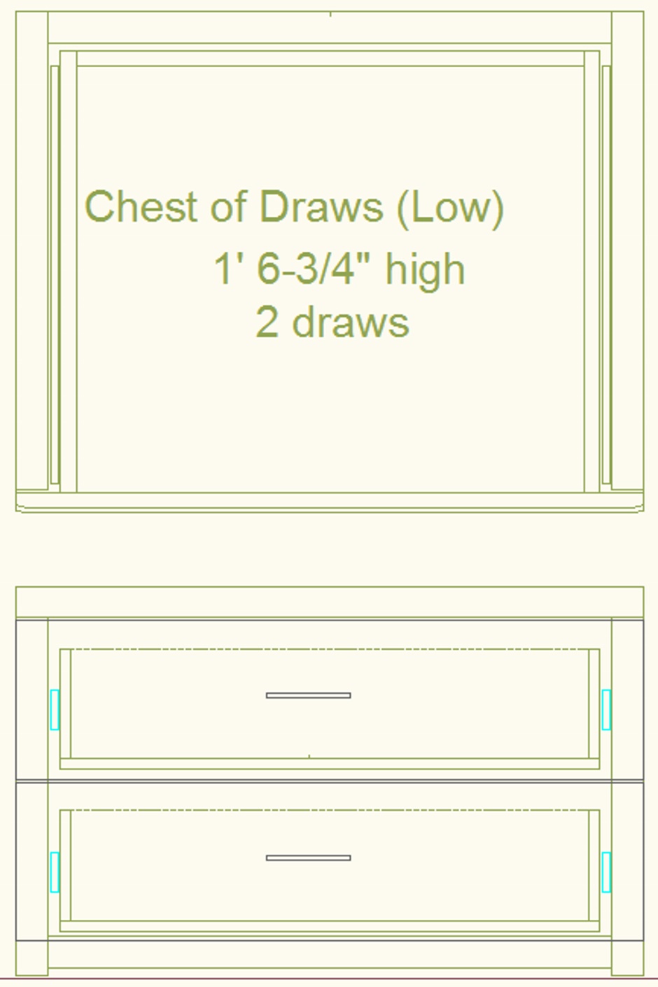 Chest Of Draws Drawing Low