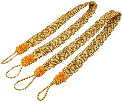Curtain Ties Gold