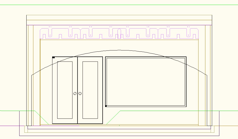 Hobbit House South Elevation