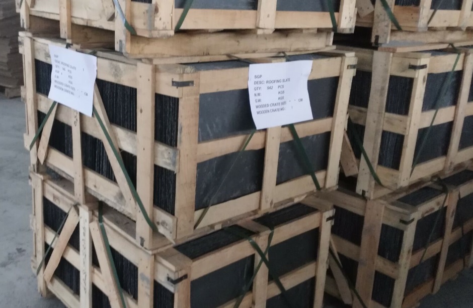 Roof Slates Shipped In Pallets