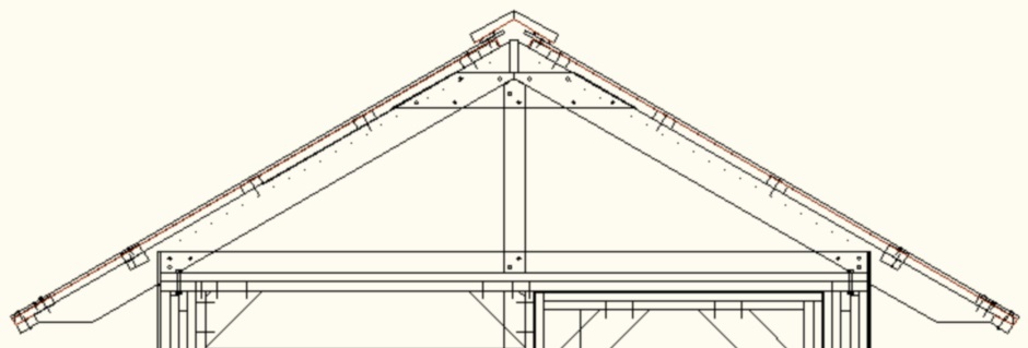 Shed roof trusses