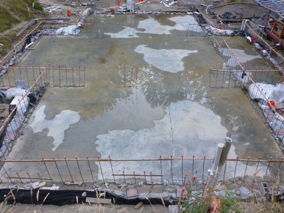 Site Slab Drying End July 25